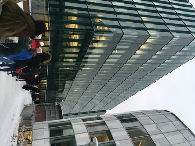 Nobelovská přednáška na Karolinska institutet. Bohužel jsem se dovnitř nedostal.
