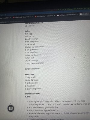 Morotskaka/Mrkvový dort
